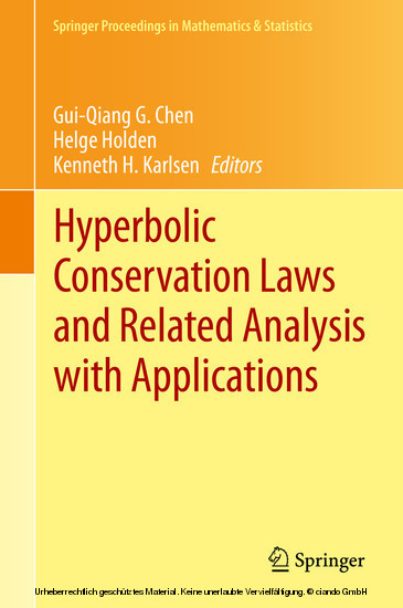 Hyperbolic Conservation Laws and Related Analysis with Applications main product photo