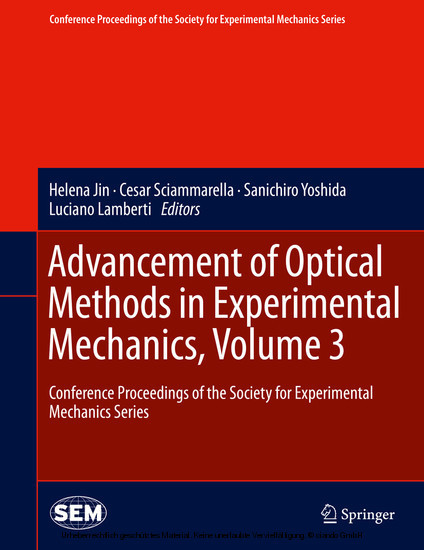 Advancement of Optical Methods in Experimental Mechanics, Volume 3 main product photo