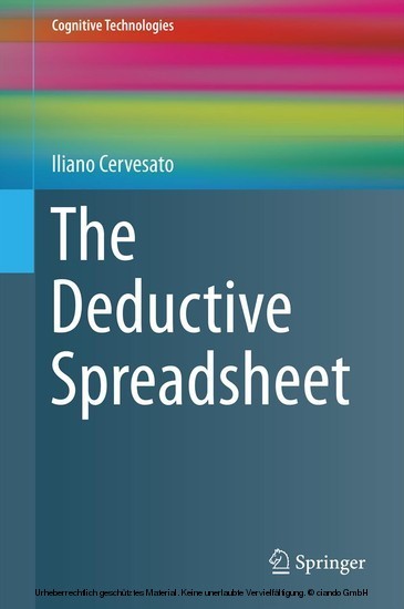 The Deductive Spreadsheet main product photo