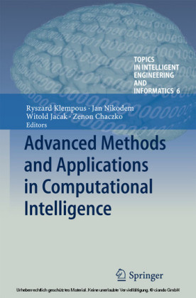 Advanced Methods and Applications in Computational Intelligence
