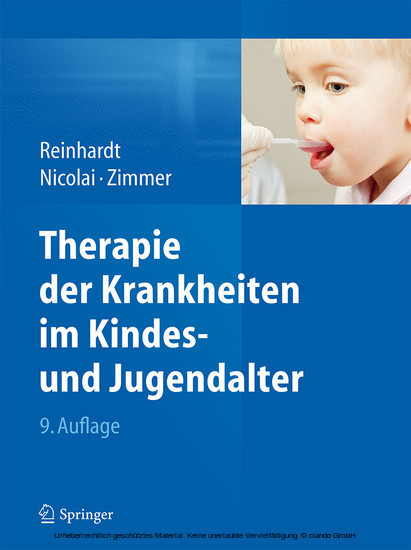 Therapie der Krankheiten im Kindes- und Jugendalter main product photo