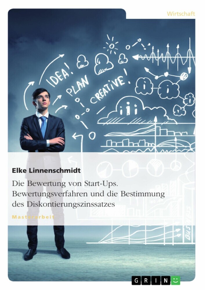 Die Bewertung von Start-Ups. Bewertungsverfahren und die Bestimmung des Diskontierungszinssatzes main product photo