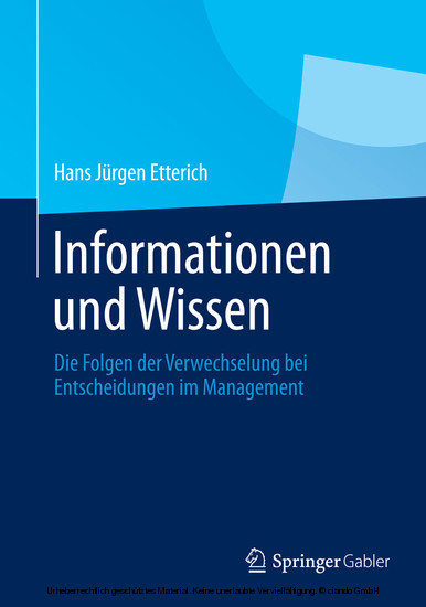 Informationen und Wissen main product photo