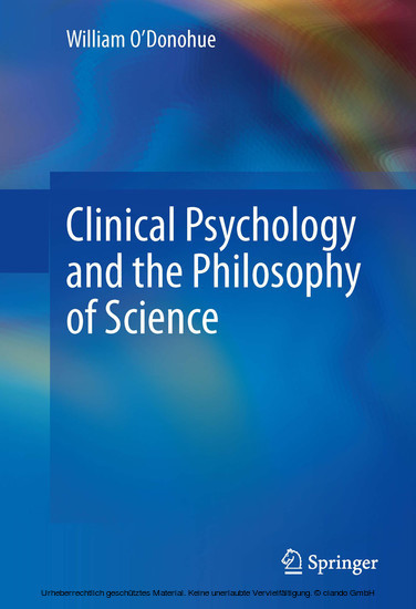 Clinical Psychology and the Philosophy of Science main product photo
