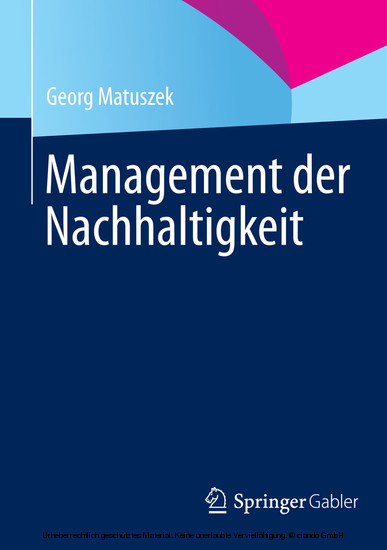 Management der Nachhaltigkeit main product photo