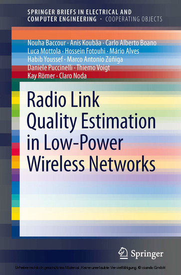 Radio Link Quality Estimation in Low-Power Wireless Networks main product photo
