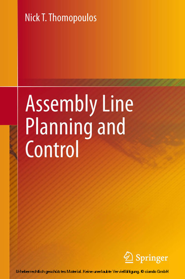 Assembly Line Planning and Control main product photo