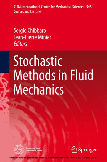 Stochastic Methods in Fluid Mechanics main product photo