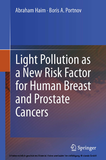Light Pollution as a New Risk Factor for Human Breast and Prostate Cancers main product photo