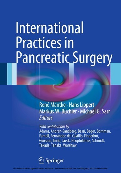 International Practices in Pancreatic Surgery main product photo