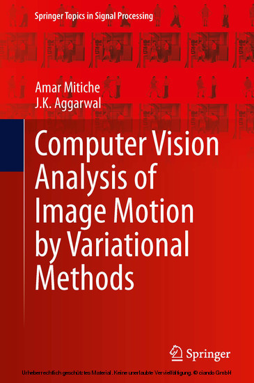 Computer Vision Analysis of Image Motion by Variational Methods main product photo