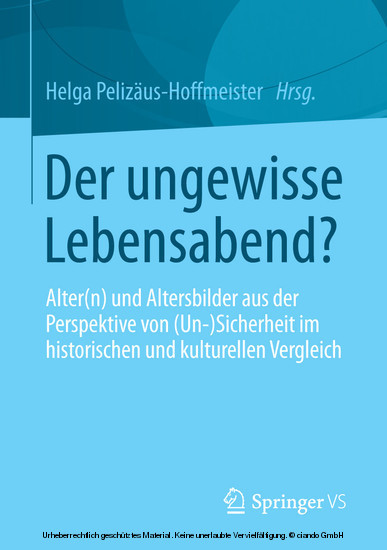Der ungewisse Lebensabend? main product photo