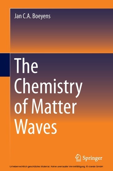 The Chemistry of Matter Waves main product photo