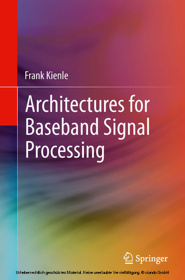 Architectures for Baseband Signal Processing main product photo