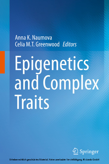Epigenetics and Complex Traits main product photo