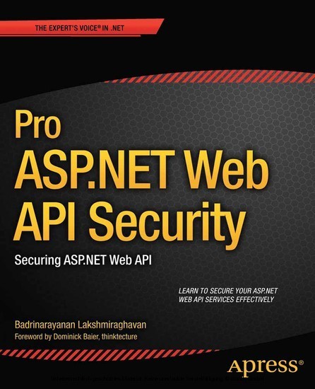 Pro ASP.NET Web API Security main product photo