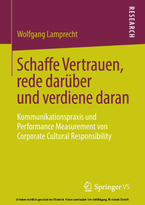 Schaffe Vertrauen, rede darüber und verdiene daran