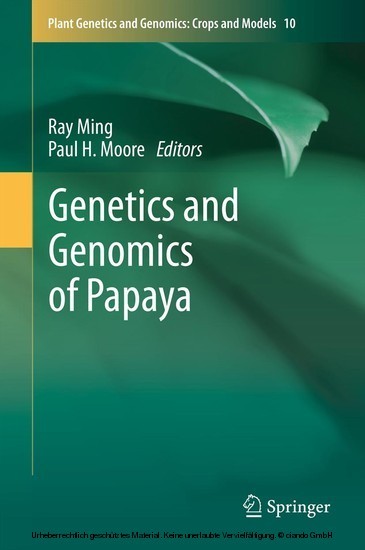 Genetics and Genomics of Papaya main product photo