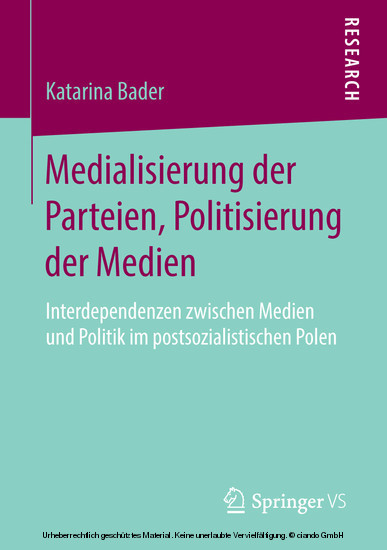 Medialisierung der Parteien, Politisierung der Medien main product photo