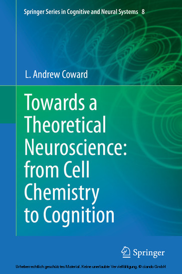 Towards a Theoretical Neuroscience: from Cell Chemistry to Cognition main product photo