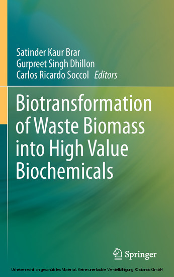 Biotransformation of Waste Biomass into High Value Biochemicals main product photo