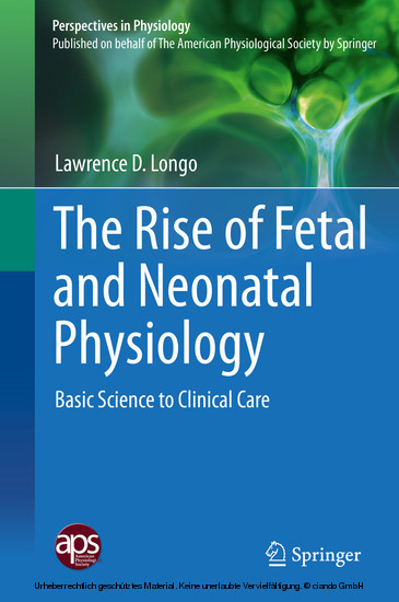 The Rise of Fetal and Neonatal Physiology main product photo