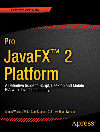 Pro JavaFX 2 main product photo