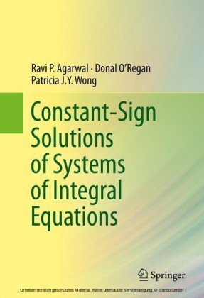 Constant-Sign Solutions of Systems of Integral Equations