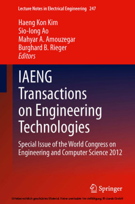 IAENG Transactions on Engineering Technologies