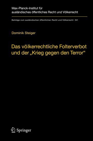Das völkerrechtliche Folterverbot und der 'Krieg gegen den Terror' main product photo