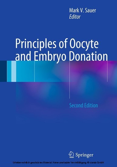 Principles of Oocyte and Embryo Donation main product photo