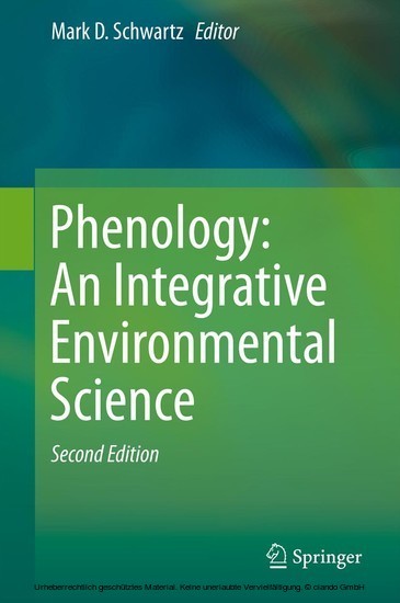 Phenology: An Integrative Environmental Science main product photo