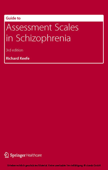 Guide to Assessment Scales in Schizophrenia main product photo