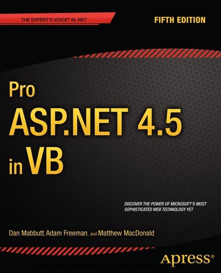 Pro ASP.NET 4.5 in VB main product photo