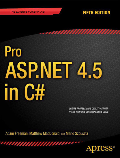 Pro ASP.NET 4.5 in C# main product photo