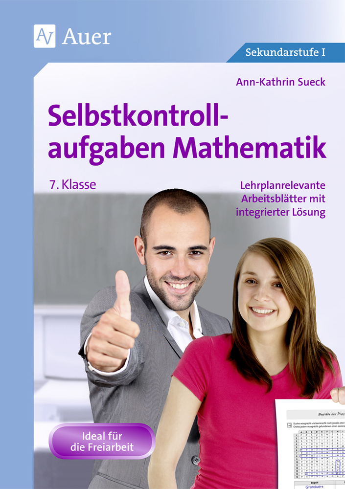 Selbstkontrollaufgaben Mathematik, 7. Klasse main product photo