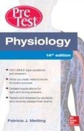 Physiology PreTest Self-Assessment and Review 14/E main product photo