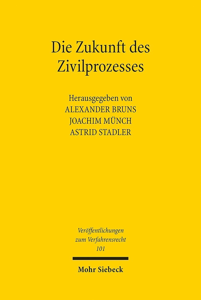Die Zukunft des Zivilprozesses main product photo
