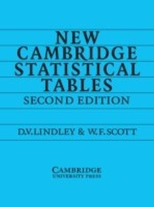 New Cambridge Statistical Tables main product photo