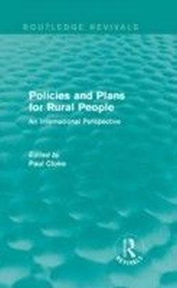 Policies and Plans for Rural People: An International Perspective