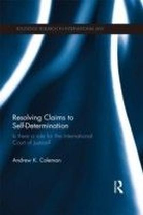 Resolving Claims to Self-Determination main product photo