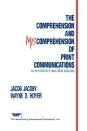 Comprehension and Miscomprehension of Print Communication main product photo