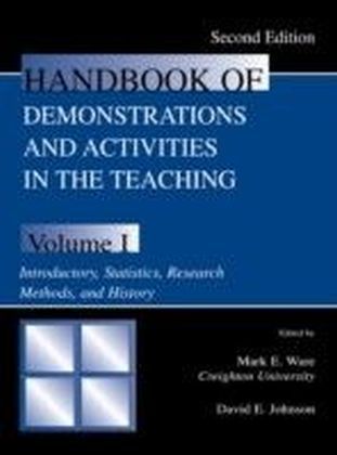 Handbook of Demonstrations and Activities in the Teaching of Psychology, Second Edition