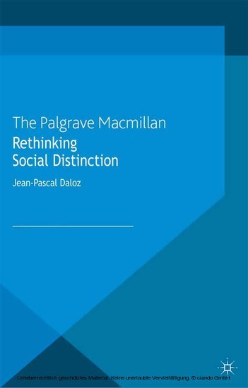 Rethinking Social Distinction main product photo