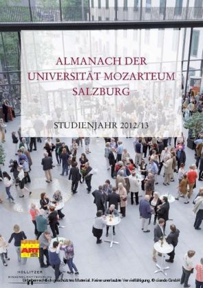 Almanach der Universität Mozarteum Salzburg main product photo