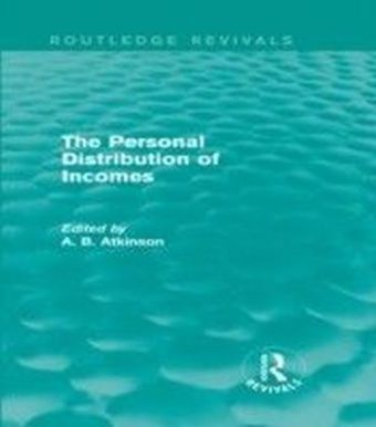 Personal Distribution of Incomes (Routledge Revivals) main product photo