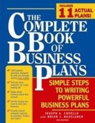 Complete Book of Business Plans