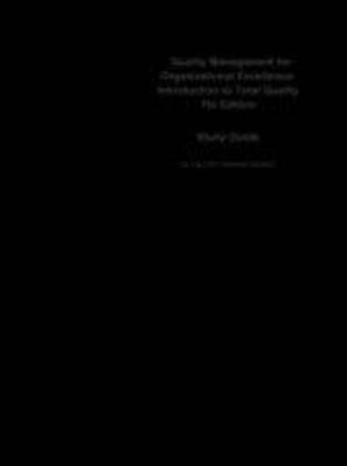 e-Study Guide for: Quality Management for Organizational Excellence: Introduction to Total Quality by David L. Goetsch