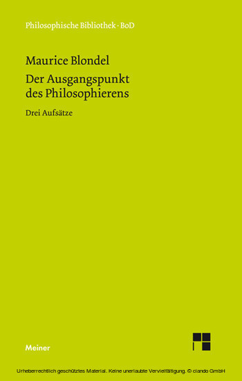 Der Ausgangspunkt des Philosophierens main product photo