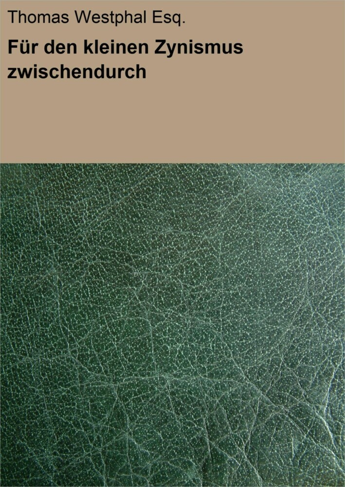 Für den kleinen Zynismus zwischendurch main product photo